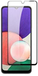 Samsung Galaxy M22 üvegfólia- 5D full glue, kemény tokbarát fólia fekete kerettel - tokgalaxis