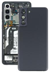 tel-szalk-19296385 Samsung Galaxy S21 5G fekete akkufedél, hátlap, hátlapi kamera lencse (tel-szalk-19296385)
