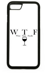 printfashion Wine Time Finally - Telefontok - Fehér hátlap (4816683)