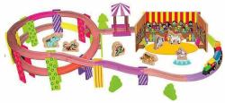Woodyland Дървено влакче с релси 70 части - Woody