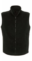 B&C Collection Férfi ujjatlan polár B and C Traveller+ Bodywarmer Fleece S, Fekete
