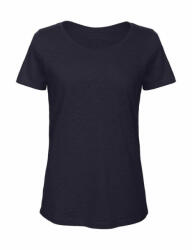 B and C Női rövid ujjú organikus póló B and C Organic Inspire Slub /women T-shirt M, Chic Sötétkék (navy)