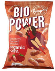 Biopont Bio Power bio extrudált kukorica - eperpor "Miss Strongberry" 70g