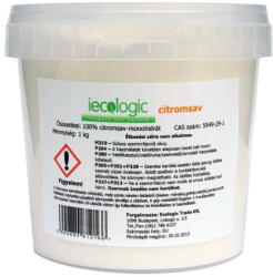 Iecologic citromsav 1000g - herbaline