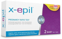 X-Epil terhességi gyorsteszt csíkok 2db - herbaline