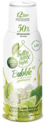 Fruttamax Bubble12 Light szörp - bodza, lime, menta 500ml