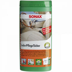 SONAX LederPflegeTücher bőrápoló kendő 25db-os doboz