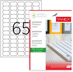 TANEX Etichete 65/a4 38.1*21.2mm colturi rotunde 100/top tanex (TW2065)