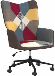 vidaXL Scaun de relaxare, textil, petice (328194)