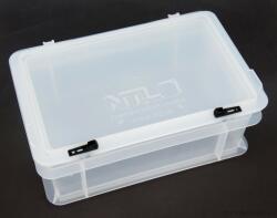 NTL Műanyag tárolódoboz, kicsi, fedéllel, átlátszó (MO-P7806-1T)