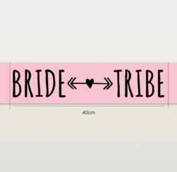 Partikellékek vállszalag Bride Tribe lánybúcsú vállszalag