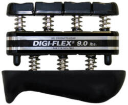 TheraBand Digi-Flex hand/finger exercise system, kéz/ujj erősítő, fekete, erősség: 4, 1 kg - 13, 6 kg