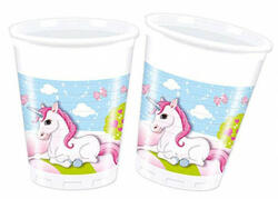 Procos Unicorn, Unikornis műanyag pohár 8 db-os 200 ml PNN93549