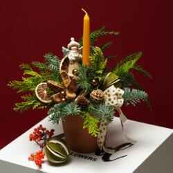 ImodFlowers Aranjament de sarbatori cu ingeras
