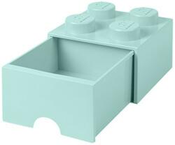 LEGO® Seasonal Fiókos tároló doboz 2x2 aquaszínű 40051742