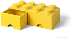 LEGO® Seasonal Fiókos tároló doboz 4x2 sárga 40061732