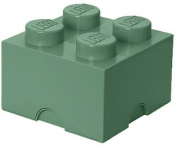 LEGO® Seasonal Tároló doboz 2x2 homokzöld 40031747