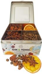 Gin&Tonic Botanicals fém dobozban, osztott (fahéjgyűrű-ánizs-szegfűbors-narancs) - 235 gr