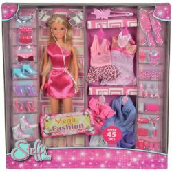 Simba Toys Papusa Steffi Mega Fashion Set Cu Hainute De Schimb (105736015) - ookee Papusa