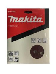 Makita D-54586 Csiszolópapír (Ø150mm K40) (D-54586)
