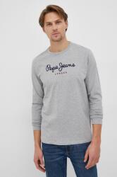 Pepe Jeans pamut hosszúujjú Eggo szürke, nyomott mintás - szürke L