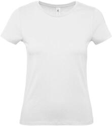 B and C Csomag akciós póló (minimum 3 db) Női rövid ujjú póló B&C #E150 /women T-Shirt -M, Fehér
