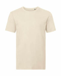 Russell Europe Férfi rövid ujjú organikus póló Russell Europe Men's Pure Organic Tee L, Naturál