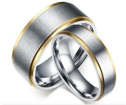 Ékszerkirály Női karikagyűrű, nemesacél, ezüstszínű, 8-as méret (32314939176_2)