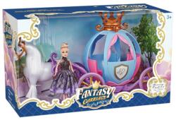 Magic Toys Fantasy Tündérmese hintó lóval és babával (MKM566698)