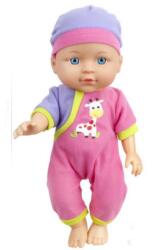 Magic Toys Pizsamás baba etetőszékkel és kiegészítőkkel - 29 cm (MKM615586)