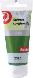 Auchan Kedvenc Krémes akrilfesték, metál, 60 ml, zöld