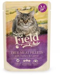 Sam's Field True Meat Fillets - Turkey & Carrot alutasakos eledel 85 g Lejárat: 2026.02. 21