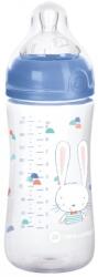 Bebeconfort Полипропиленова бутилка Bebe Confort - Emotion, Sweet Bunny, 270 ml, синя (3102201210) - ozone