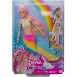 Mattel Barbie Dreamtopia papusa Sirena culori schimbatoare GTF90
