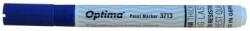 Optima Marker cu vopsea Optima Paint 3713, varf rotund 2.0mm, grosime scriere 1-2mm - albastru (OP-37131202) - ihtis
