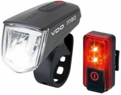 VDO M90 Eco Light USB-ről tölthető lámpa szett (első és hátsó), fekete