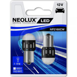 NEOLUX LED 12V/21W/BA15s/2db/1, 2W fehér 6000K Neolux NP2160CW