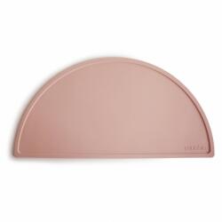 Mushie szilikon tányéralátét - púder rózsaszín (538107)