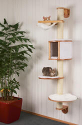 Kerbl Dolomit macskabútor - fehér, falra szerelhető, 168 cm