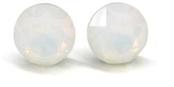 HELÉNA bedugós fülbevaló (12 mm-es white opal) (2021040911)