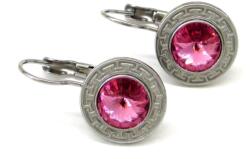 GÖRÖG kapcsos fülbevaló - 14 mm (rose) (202106126)