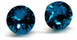 XENA fülbevaló - 8 mm (blue zircon - zöld) (3240957)