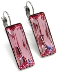 TÉGLA Óriás tégla kapcsos fülbevaló - 24 mm (light rose) (33342222)