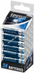 tecxus alkáli elem, AAA, LR03, micro, 24db/csomag - Kiárusítás!