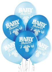 Balloons4party Set 6 baloane latex Baby Shower Baiat 27 cm