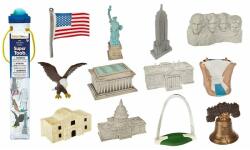 Safari Ltd Tub cu 12 figurine - USA (SAF660204) Figurina
