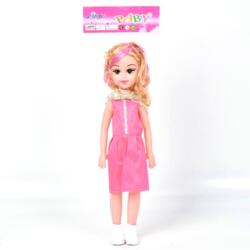 Magic Toys Baba pink színű ruhában - 46 cm (MKL533912)