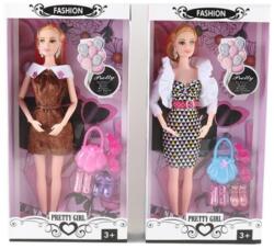 Magic Toys Pretty Girl: Divat baba szett kiegészítőkkel 30 cm (MKL242294)