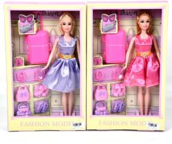 Magic Toys Divatbaba bőrönddel és kiegészítőkkel - 29 cm (MKL441005)