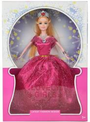 Magic Toys Hosszú szőke hajú divatbaba estélyi ruhában - 29 cm (MKL434300)